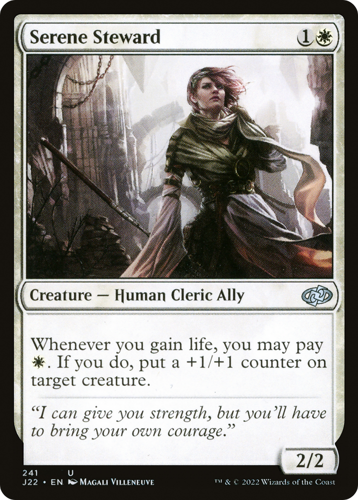 Serene Steward [Jumpstart 2022] Magic: The Gathering