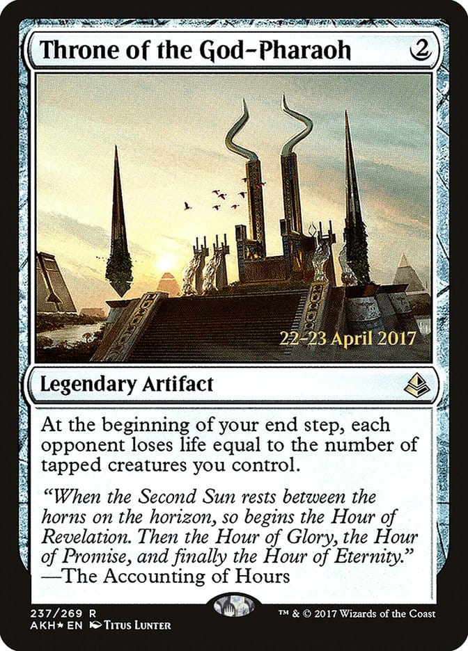Throne of the God-Pharaoh [Amonkhet Prerelease Promos] Magic: The Gathering