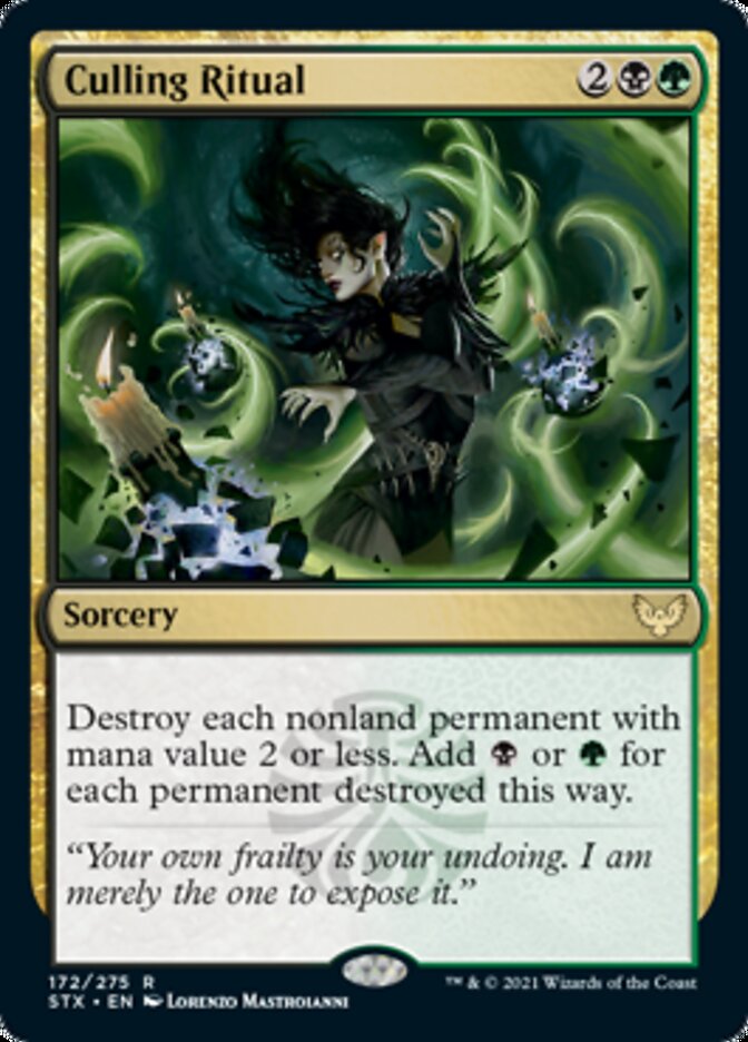 Culling Ritual [Strixhaven: School of Mages] Magic: The Gathering