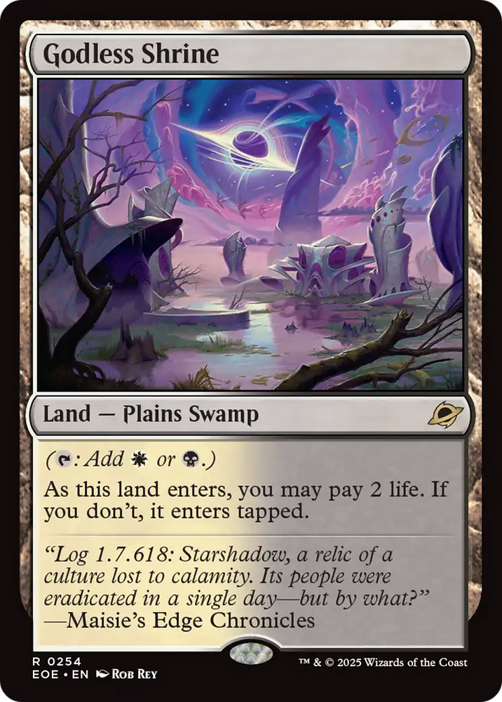Godless Shrine [Edge of Eternities] Magic: The Gathering