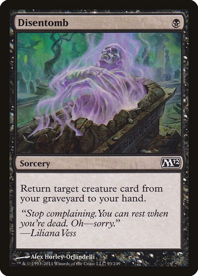 Disentomb [Magic 2012] Magic: The Gathering
