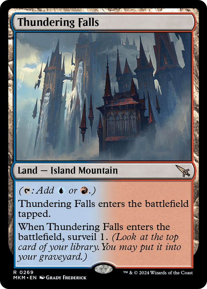 Thundering Falls [Murders at Karlov Manor] Magic: The Gathering