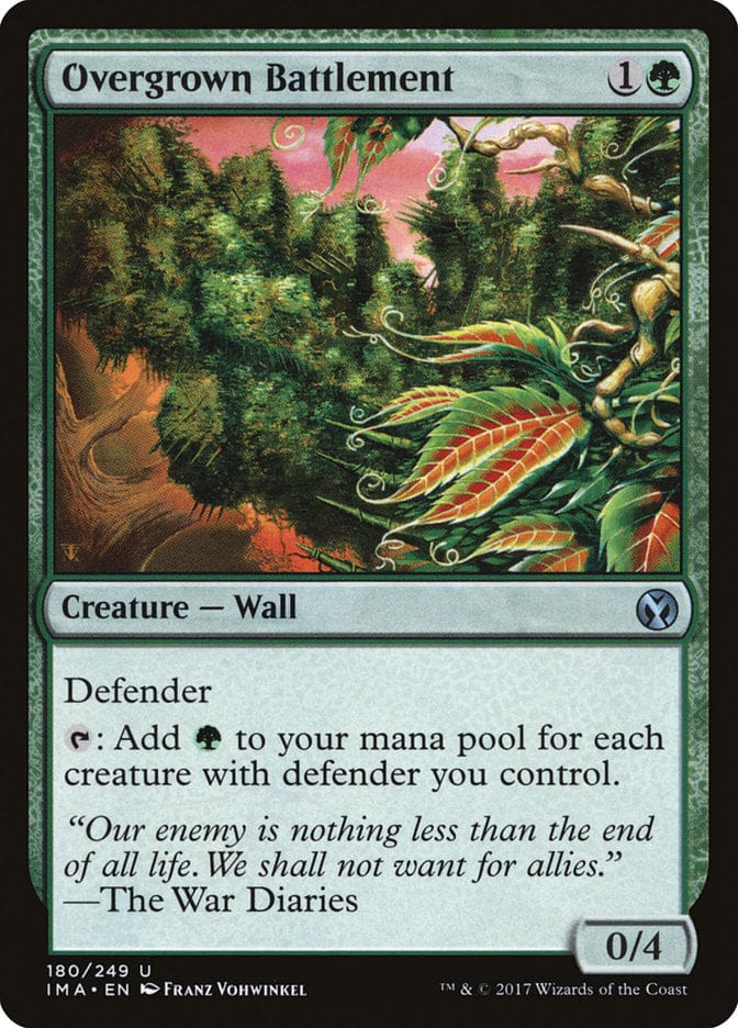 Overgrown Battlement [Iconic Masters] Magic: The Gathering