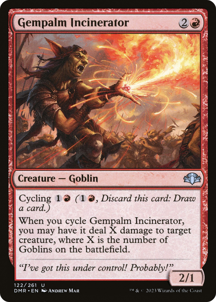 Gempalm Incinerator [Dominaria Remastered] Magic: The Gathering