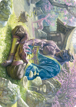 Kosei, Penitent Warlord Art Card [Kamigawa: Neon Dynasty Art Series] Magic: The Gathering