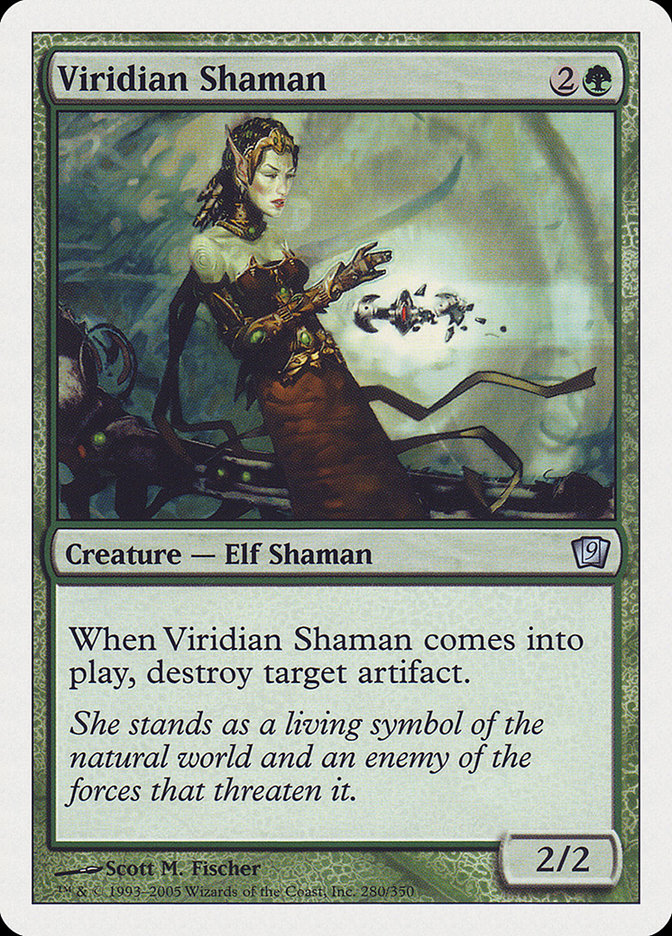 Viridian Shaman [Ninth Edition] Magic: The Gathering