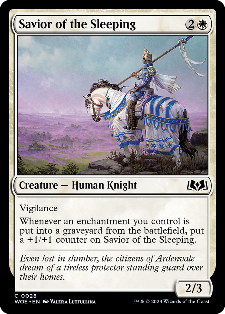 Savior of the Sleeping [Wilds of Eldraine] Magic: The Gathering