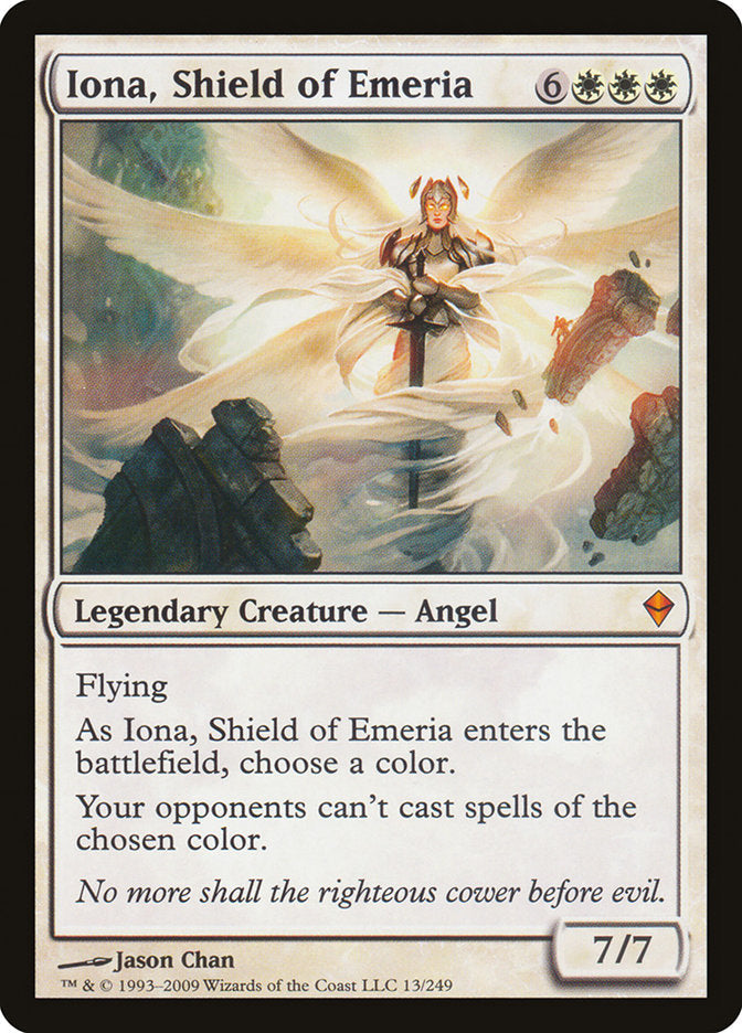 Iona, Shield of Emeria [Zendikar] Magic: The Gathering