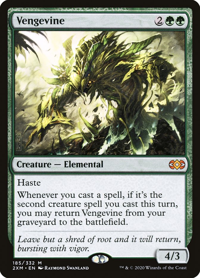 Vengevine [Double Masters] Magic: The Gathering