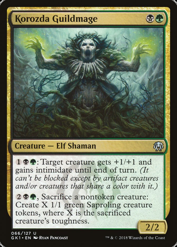Korozda Guildmage [Guilds of Ravnica Guild Kit] Magic: The Gathering
