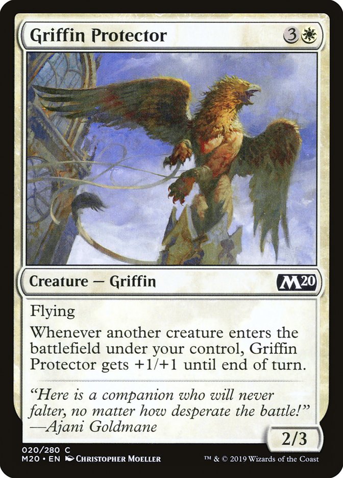 Griffin Protector [Core Set 2020] Magic: The Gathering