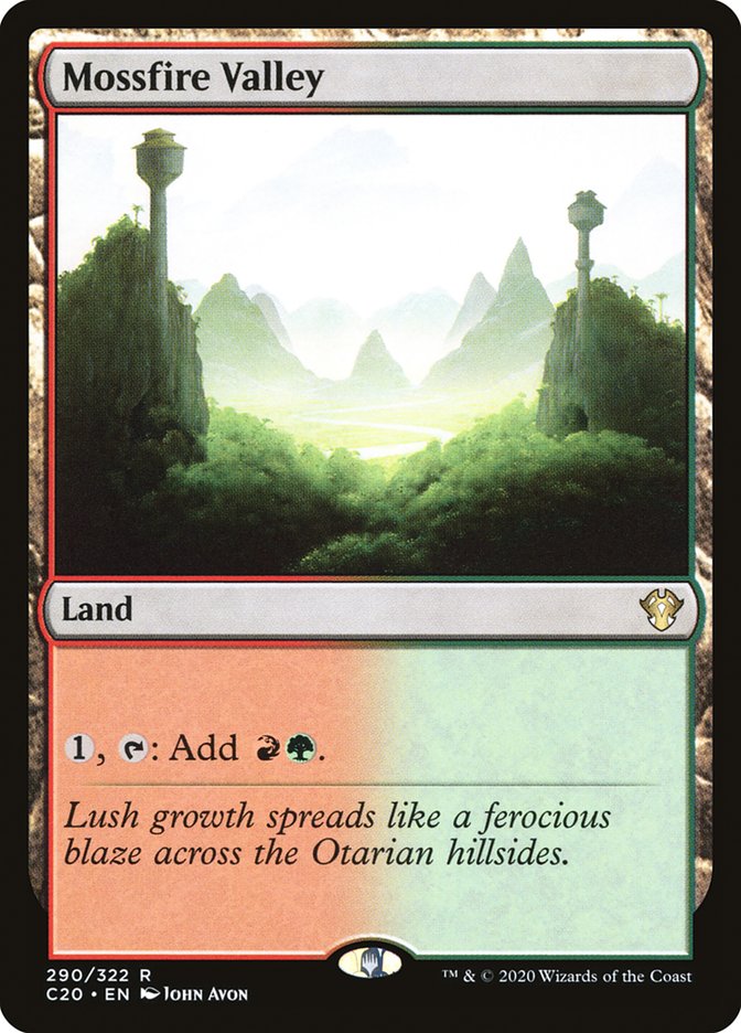 Mossfire Valley [Commander 2020] Magic: The Gathering