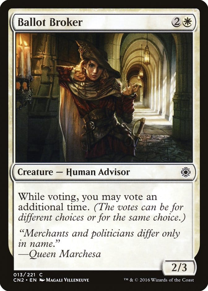 Ballot Broker [Conspiracy: Take the Crown] Magic: The Gathering