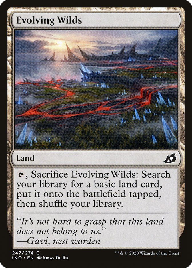 Evolving Wilds [Ikoria: Lair of Behemoths] Magic: The Gathering