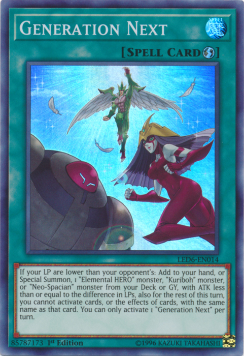Generation Next [LED6-EN014] Super Rare Yu-Gi-Oh!