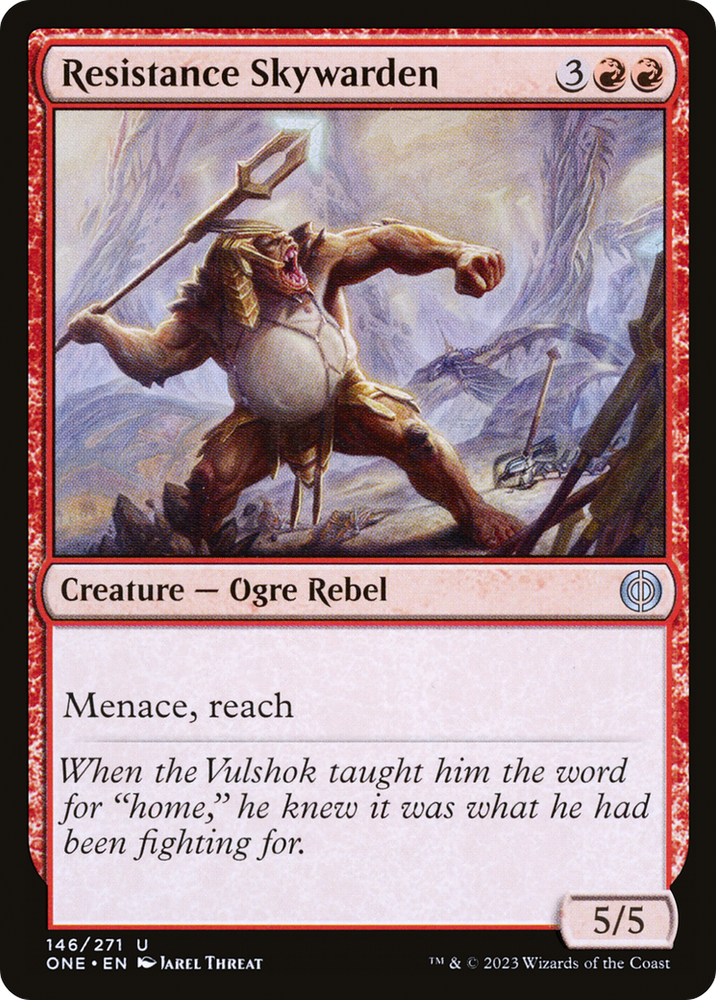 Resistance Skywarden [Phyrexia: All Will Be One] Magic: The Gathering