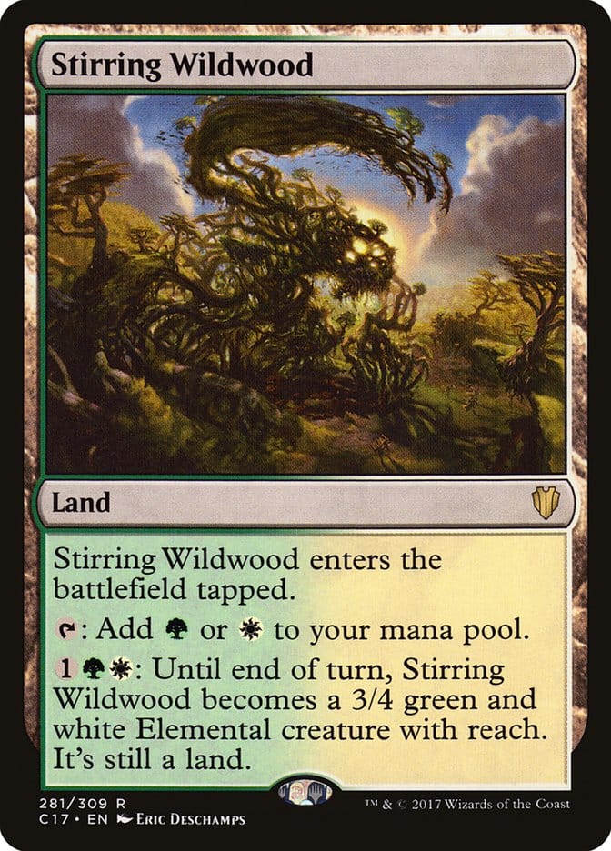 Stirring Wildwood [Commander 2017] Magic: The Gathering