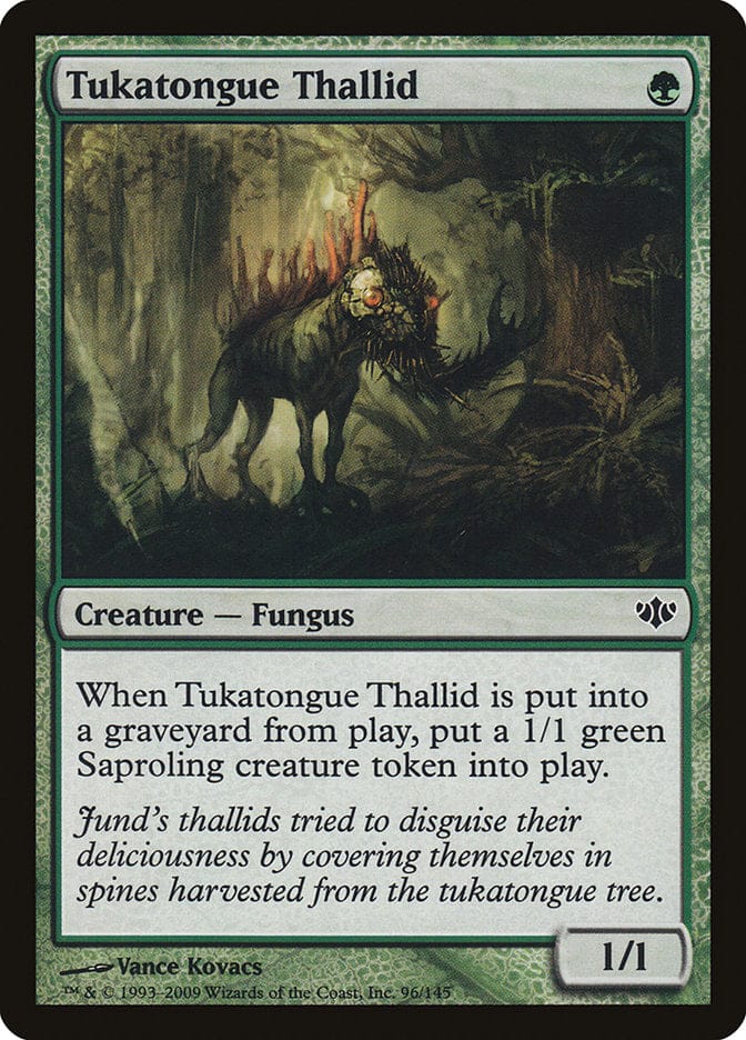 Tukatongue Thallid [Conflux] Magic: The Gathering