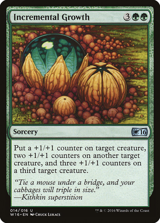 Incremental Growth [Welcome Deck 2016] Magic: The Gathering