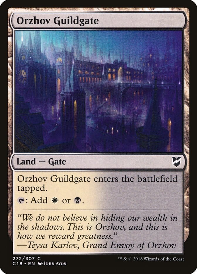 Orzhov Guildgate [Commander 2018] Magic: The Gathering