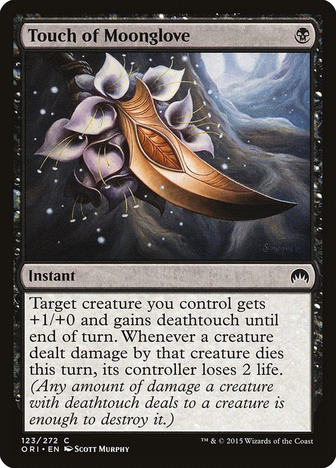 Touch of Moonglove [Magic Origins] Magic: The Gathering