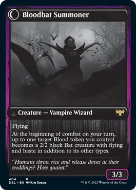Voldaren Bloodcaster // Bloodbat Summoner [Innistrad: Double Feature] Magic: The Gathering