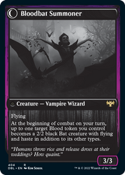 Voldaren Bloodcaster // Bloodbat Summoner [Innistrad: Double Feature] Magic: The Gathering