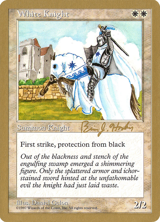 White Knight (Brian Hacker) [World Championship Decks 1998] Magic: The Gathering