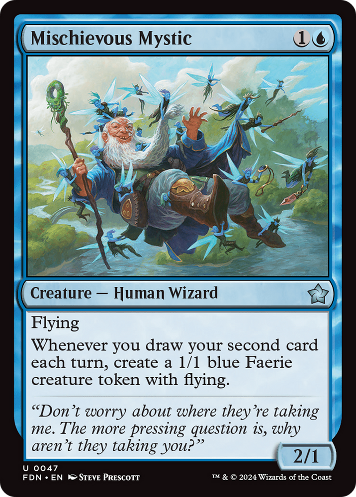 Mischievous Mystic [Foundations] Magic: The Gathering