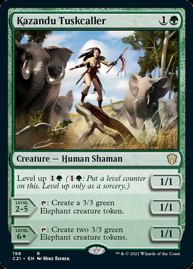 Kazandu Tuskcaller [Commander 2021] Magic: The Gathering