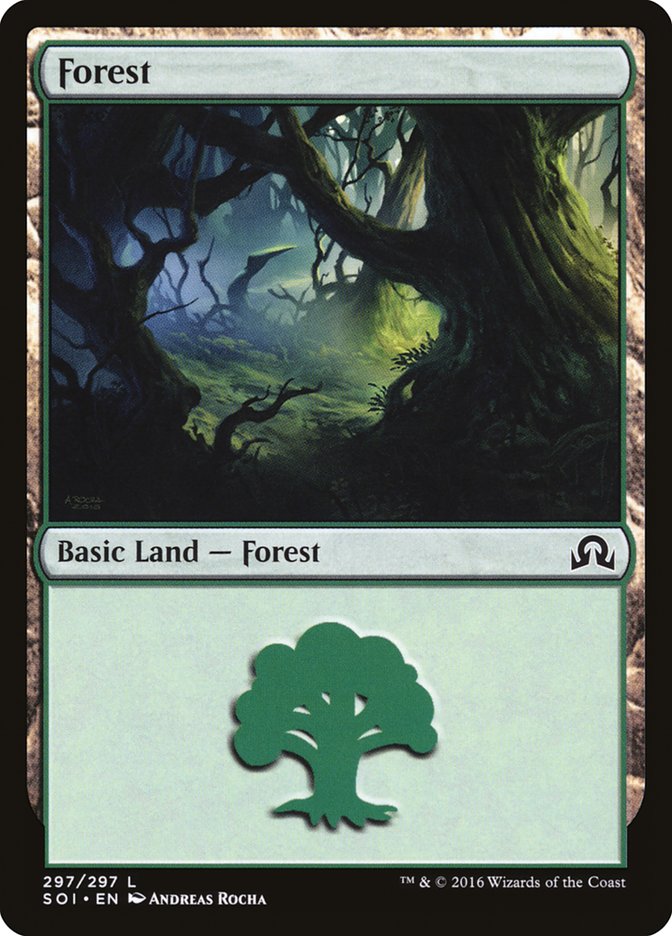 Forest (297) [Shadows over Innistrad] Magic: The Gathering