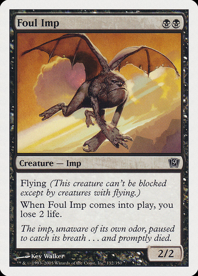 Foul Imp [Ninth Edition] Magic: The Gathering