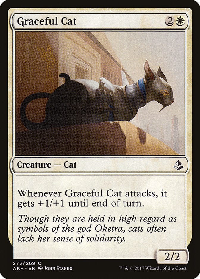 Graceful Cat [Amonkhet] Magic: The Gathering