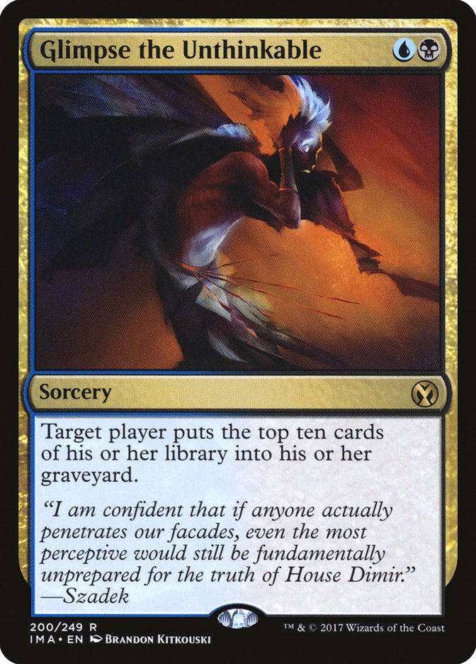 Glimpse the Unthinkable [Iconic Masters] Magic: The Gathering