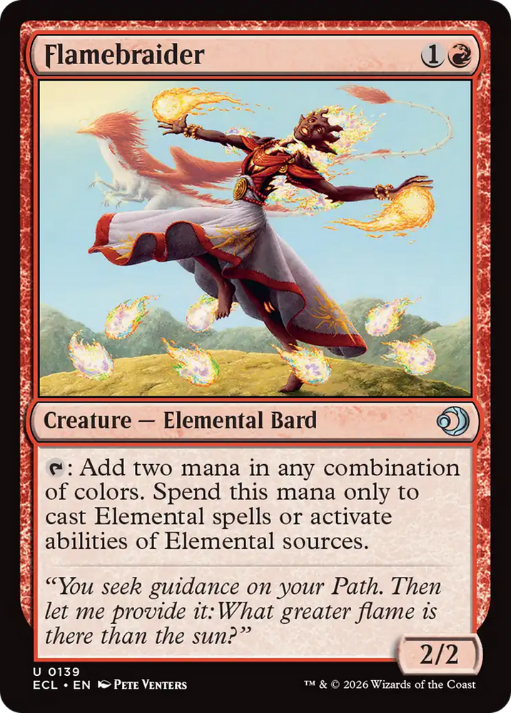 Flamebraider [Lorwyn Eclipsed] Magic: The Gathering