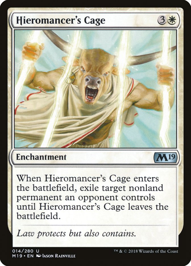 Hieromancer's Cage [Core Set 2019] Magic: The Gathering