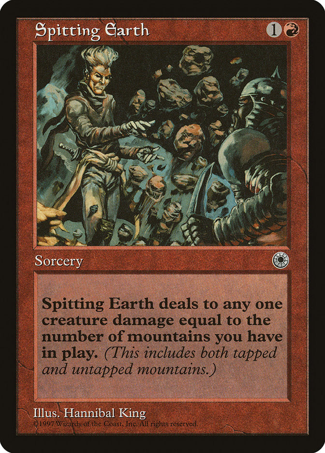 Spitting Earth [Portal] Magic: The Gathering