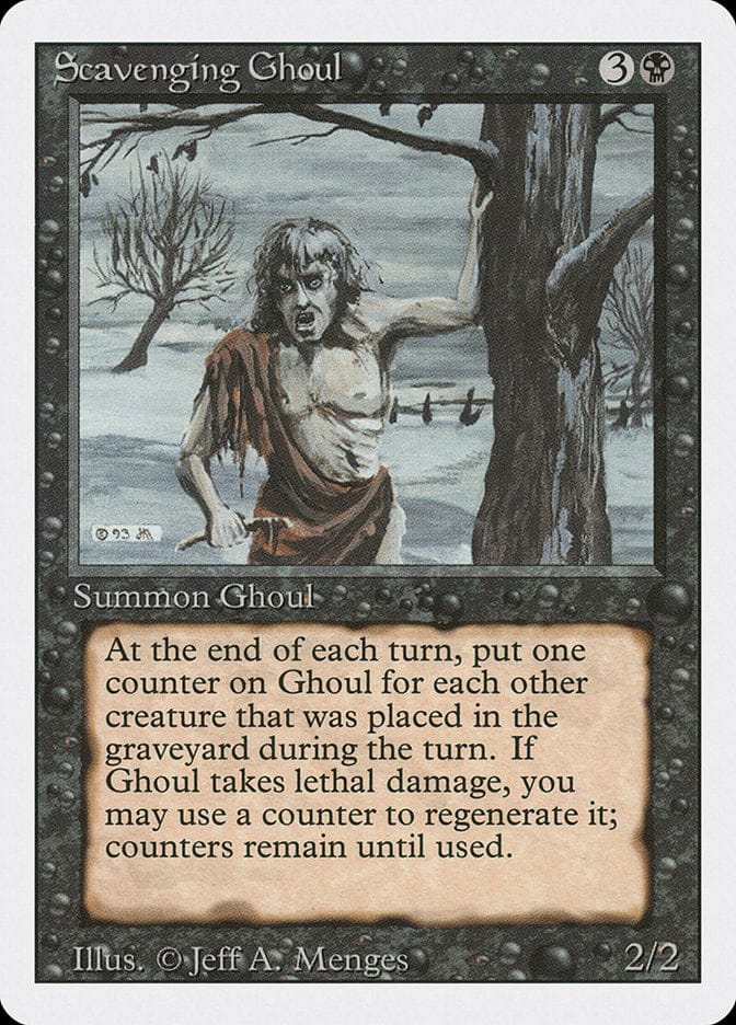 Scavenging Ghoul [Revised Edition] Magic: The Gathering