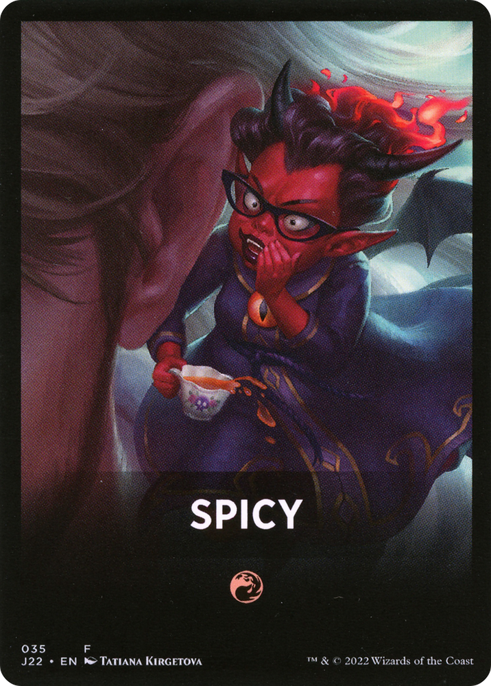 Spicy Theme Card [Jumpstart 2022 Front Cards] Magic: The Gathering