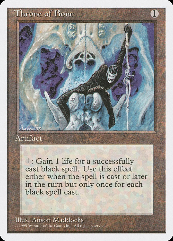 Throne of Bone [Fourth Edition] Magic: The Gathering