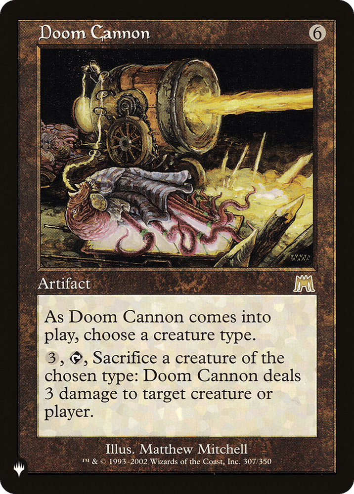 Doom Cannon [The List] Magic: The Gathering