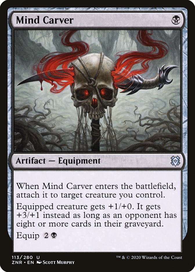 Mind Carver [Zendikar Rising] Magic: The Gathering