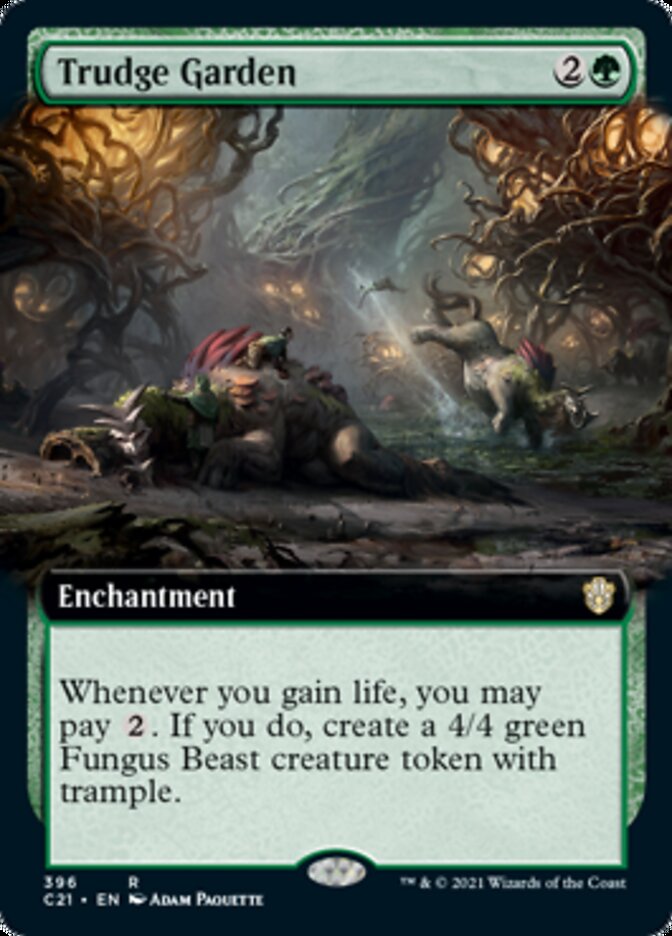 Trudge Garden (Extended Art) [Commander 2021] Magic: The Gathering