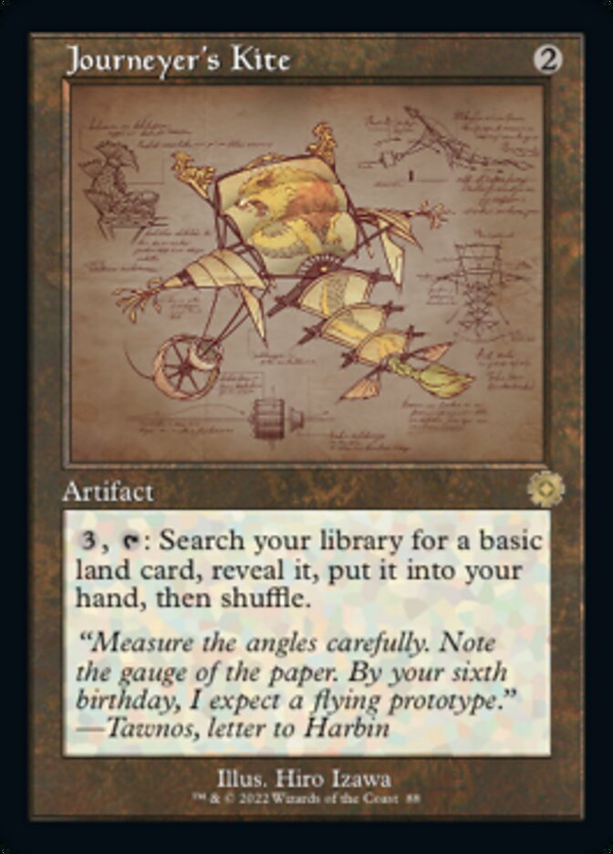 Journeyer's Kite (Retro Schematic) [The Brothers' War Retro Artifacts] Magic: The Gathering