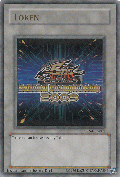 Yu-Gi-Oh 5D's 2009 National Championship Token [TKN4-EN001] Ultra Rare Yu-Gi-Oh!