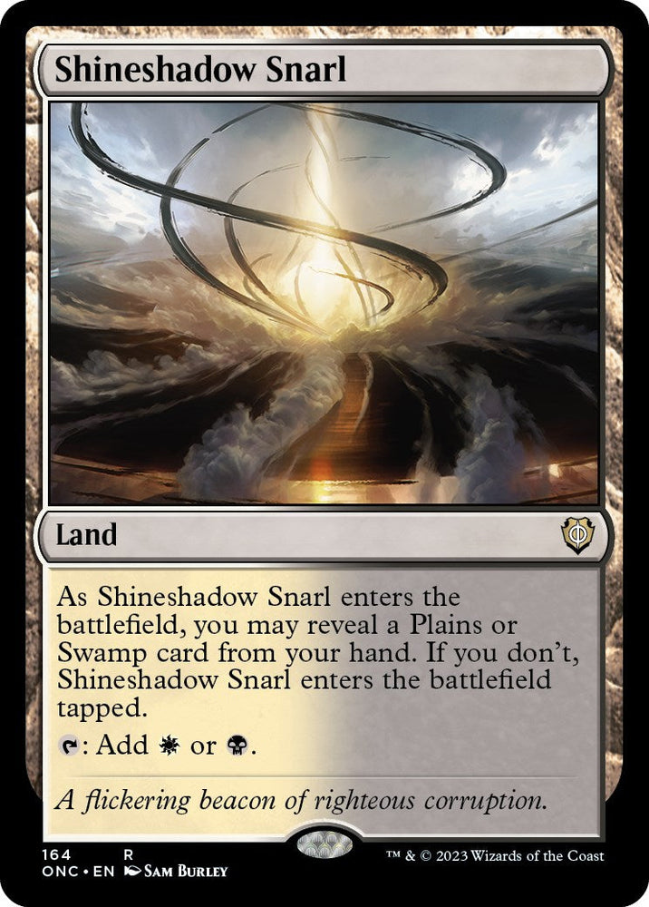 Shineshadow Snarl [Phyrexia: All Will Be One Commander] Magic: The Gathering