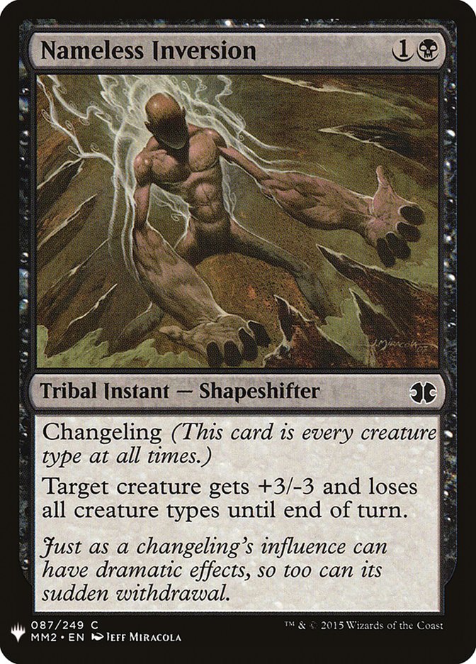 Nameless Inversion [Mystery Booster] Magic: The Gathering