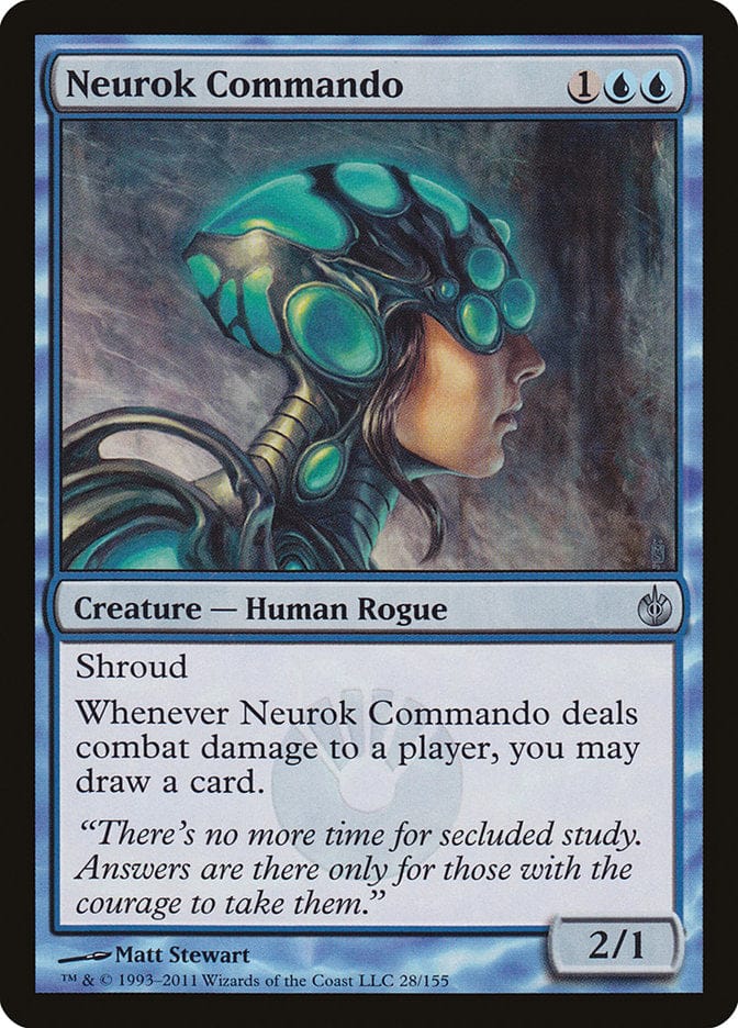 Neurok Commando [Mirrodin Besieged] Magic: The Gathering