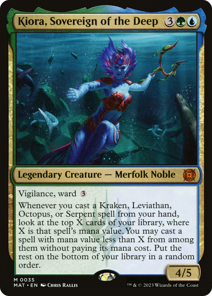 Kiora, Sovereign of the Deep [March of the Machine: The Aftermath] Magic: The Gathering