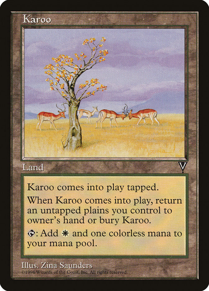 Karoo [Visions] Magic: The Gathering